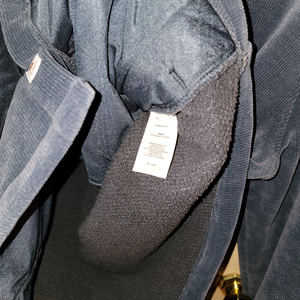 Mens Sz M NEW Shacket Gray Stretch Fleece Lined Jacket Copper & Oak - Picture 6 of 11